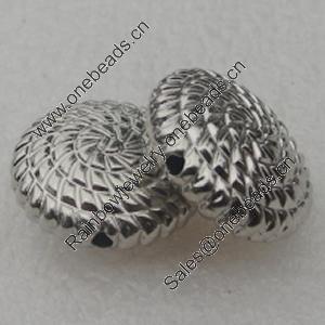 Beads, Fashion CCB plastic Jewelry findings, 18x7mm. Hole:2mm. Sold by Bag 