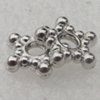 Spacer Beads, Fashion CCB plastic Jewelry findings, 9mm. Hole:2.5mm. Sold by Bag