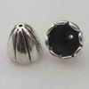 Beads Caps. Fashion CCB plastic Jewelry findings. 16x17mm. Inner Dia:14mm. Sold by Bag