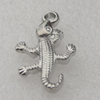 Pendant/Charm. Fashion CCB plastic Jewelry findings. Animal 26x15mm. Sold by Bag