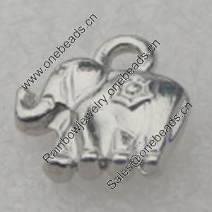 Pendant/Charm. Fashion CCB plastic Jewelry findings. Animal 12x12mm. Sold by Bag