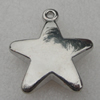 Pendant/Charm. Fashion CCB plastic Jewelry findings. Star 34x29mm. Sold by Bag