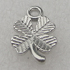 Pendant/Charm. Fashion CCB plastic Jewelry findings. Flower 15x10mm. Sold by Bag