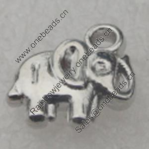 Pendant/Charm. Fashion CCB plastic Jewelry findings. Animal 12x9mm. Sold by Bag