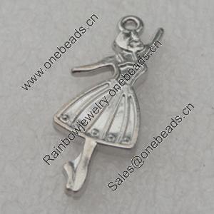 Pendant/Charm. Fashion CCB plastic Jewelry findings. 29x11mm. Sold by Bag