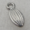 Pendant/Charm. Fashion CCB plastic Jewelry findings. 10x4mm. Sold by Bag