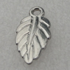 Pendant/Charm. Fashion CCB plastic Jewelry findings. Leaf 19x9mm. Sold by Bag