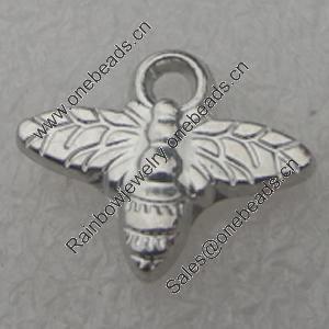 Pendant/Charm. Fashion CCB plastic Jewelry findings. Animal 13x15mm. Sold by Bag