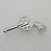 Pendant/Charm. Fashion CCB Plastic jewelry findings. Gun 21x14mm. Sold by Bag