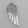 Pendant/Charm. Fashion CCB Plastic jewelry findings. Wings 58x22mm. Sold by Bag