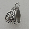 Zinc alloy Bail Beads. Fashion jewelry findings. 14x8mm. Sold by Bag