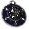 Zinc Alloy Enamel Pendant. Fashion Jewelry findings. Lead-free. About 20mm Sold by PC 