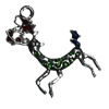  Zinc Alloy Christmas Enamel Charm/Pendant. Fashion Jewelry findings. Lead-free. Animal About 30mm Sold by PC