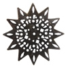 Iron Beads. Fashion Jewelry Findings. Lead-free. Flower 36mm Sold by Bag