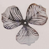 Iron Beads. Fashion Jewelry Findings. Lead-free. Flower 61mm Sold by Bag