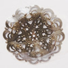 Iron Beads. Fashion Jewelry Findings. Lead-free. Flower 46mm Sold by Bag