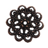 Iron Beads. Fashion Jewelry Findings. Lead-free. Flower 18mm Sold by Bag