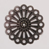 Iron Beads. Fashion Jewelry Findings. Lead-free. Flower 25mm Sold by Bag