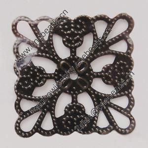 Iron Beads. Fashion Jewelry Findings. Lead-free. Flower 24mm Sold by Bag