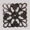 Iron Beads. Fashion Jewelry Findings. Lead-free. Flower 24mm Sold by Bag