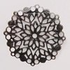 Iron Beads. Fashion Jewelry Findings. Lead-free. Flower 29mm Sold by Bag