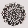 Iron Beads. Fashion Jewelry Findings. Lead-free. Flower 29mm Sold by Bag