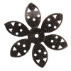 Iron Beads. Fashion Jewelry Findings. Lead-free. Flower 32,5mm Sold by Bag