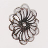 Iron Beads. Fashion Jewelry Findings. Lead-free. Flower 31x24mm Sold by Bag