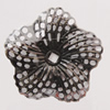 Iron Beads. Fashion Jewelry Findings. Lead-free. Flower 35mm Sold by Bag