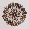 Iron Beads. Fashion Jewelry Findings. Lead-free. Flower 50mm Sold by Bag