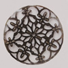 Iron Beads. Fashion Jewelry Findings. Lead-free. Flower 48mm Sold by Bag