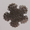 Iron Beads. Fashion Jewelry Findings. Lead-free. Flower 53mm Sold by Bag