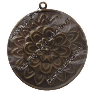 Iron Pendant/Charm. Fashion Jewelry Findings. Lead-free. 54x50mm Sold by Bag