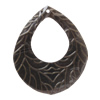Iron Pendant/Charm. Fashion Jewelry Findings. Lead-free. Teardrop 60x49mm Sold by Bag