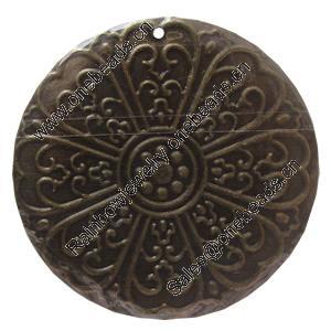 Iron Pendant/Charm. Fashion Jewelry Findings. Lead-free. 60mm Sold by Bag
