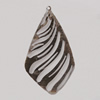 Iron Pendant/Charm. Fashion Jewelry Findings. Lead-free. 73x42mm Sold by Bag