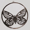 Iron Pendant/Charm. Fashion Jewelry Findings. Lead-free. 58x55mm Sold by Bag