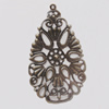Iron Pendant/Charm. Fashion Jewelry Findings. Lead-free. 67x40mm Sold by Bag