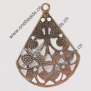 Iron Pendant/Charm. Fashion Jewelry Findings. Lead-free. 70x55mm Sold by Bag