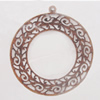 Iron Pendant/Charm. Fashion Jewelry Findings. Lead-free. 62x58mm Sold by Bag