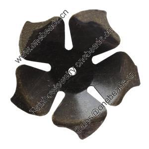 Iron Beads. Fashion Jewelry Findings. Lead-free. Flower 42mm Sold by Bag