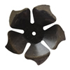 Iron Beads. Fashion Jewelry Findings. Lead-free. Flower 56mm Sold by Bag