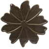 Iron Pendant/Charm. Fashion Jewelry Findings. Lead-free. Flower 56mm Sold by Bag