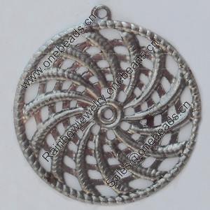 Iron Pendant/Charm. Fashion Jewelry Findings. Lead-free. 30mm Sold by Bag