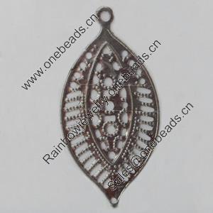 Iron Connector. Fashion Jewelry Findings. Lead-free. 22x44mm Sold by Bag