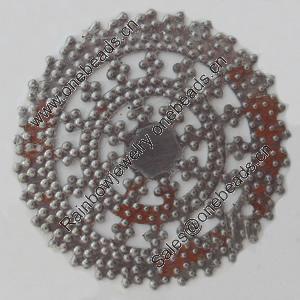 Iron Beads. Fashion Jewelry Findings. Lead-free. 30mm Sold by Bag