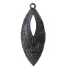 Iron Pendant/Charm. Fashion Jewelry Findings. Lead-free. 15x38mm Sold by Bag