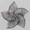 Iron Pendant/Charm. Fashion Jewelry Findings. Lead-free. Flower 29mm Sold by Bag