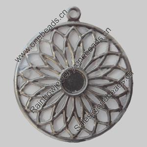 Iron Pendant/Charm. Fashion Jewelry Findings. Lead-free. 31mm Sold by Bag