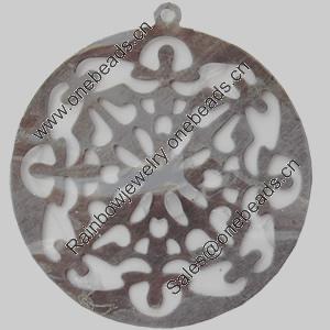 Iron Pendant/Charm. Fashion Jewelry Findings. Lead-free. 33mm Sold by Bag